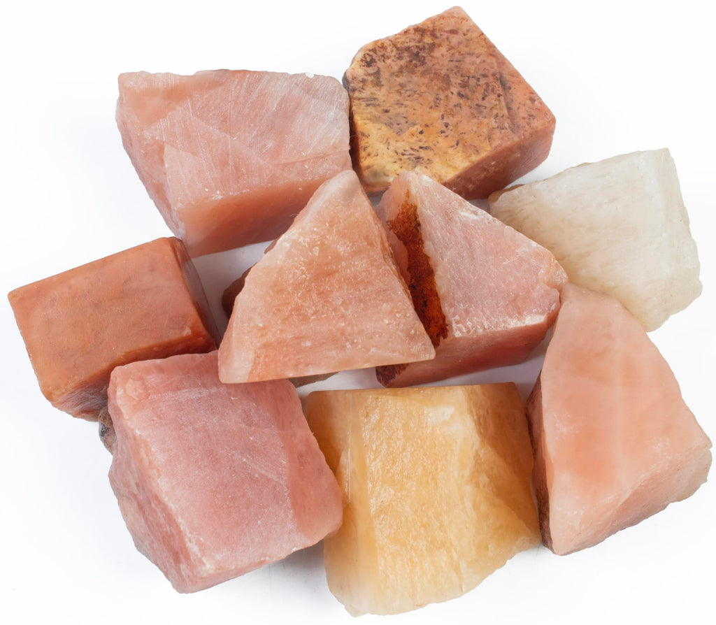 Crocon 1LB Red Aventurine Rough Bulk Natural Stone Raw Gemstone Tumbling Cabbing Polishing Mining Chakra Balancing Reiki Healing