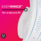 U by Kotex CleanWear Ultra Thin Feminine Pads with Wings, Regular Absorbency, 32 Count