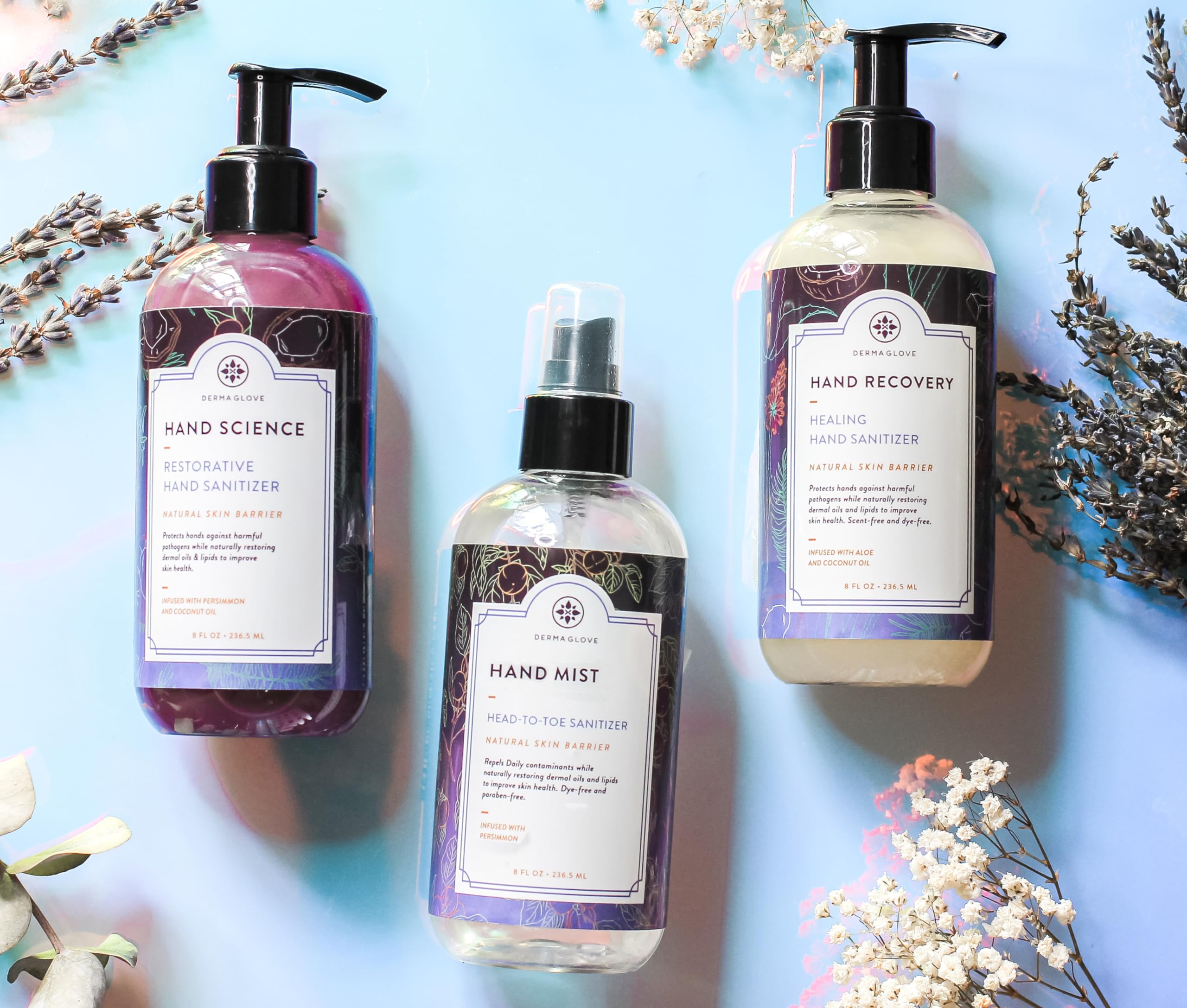 DERMAGLOVE HAND MIST- Hand Sanitizing Spray That Protects Skin, and Provides Moisture for Up to 8 Hours - Formulated With Vitami