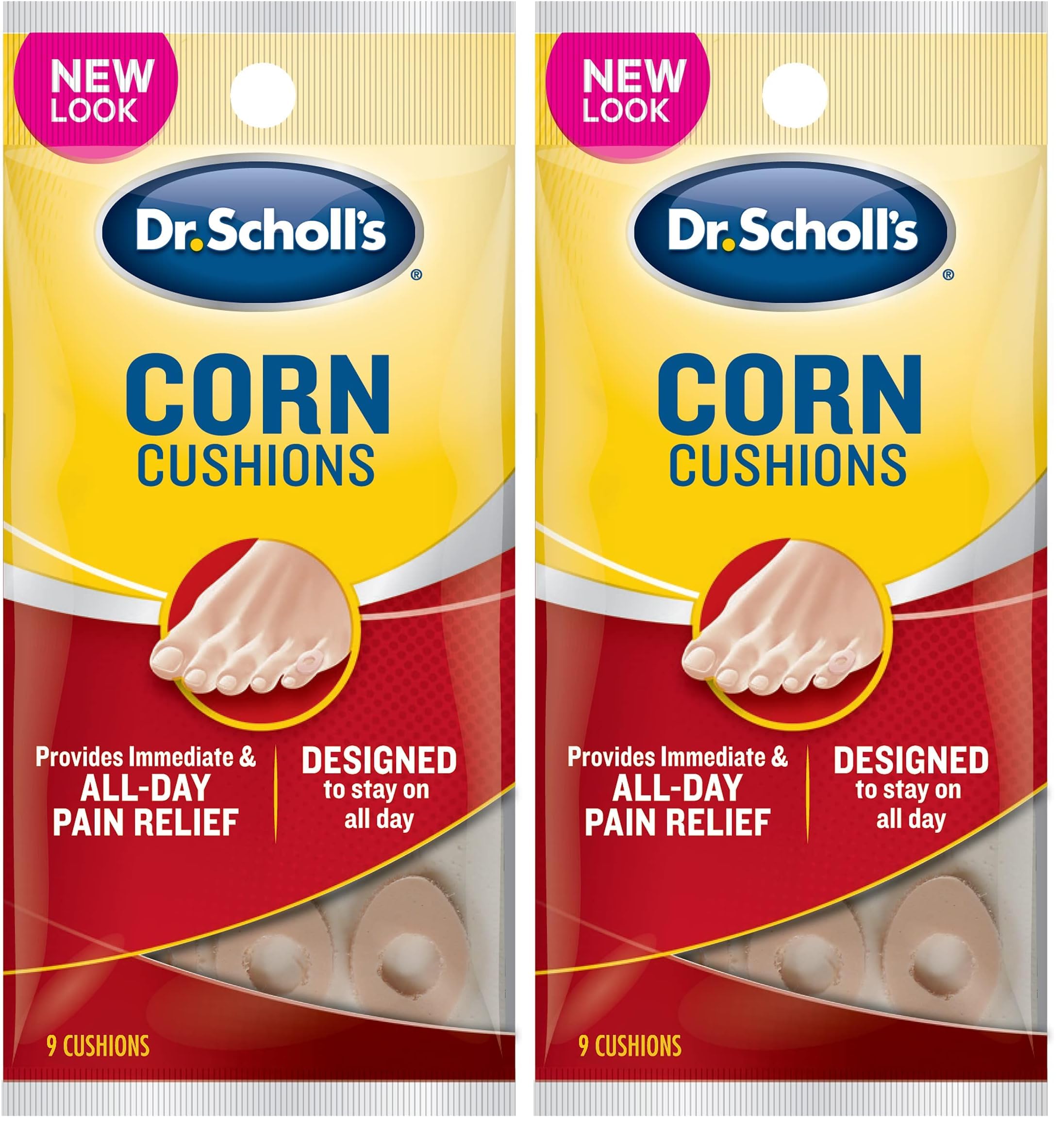 Dr. Scholls Corn Cushions Regular 9 Count (Pack of 6)