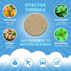 VIORY Motion Sickness Patches for Car and Boat Rides, Ships, Cruise and Airplane & Other Forms of Transport - Travel Essentials,