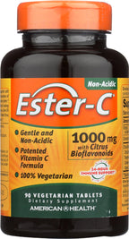 American Health Ester C 1000 Mg with Citrus Bioflavonoids, 90 CT