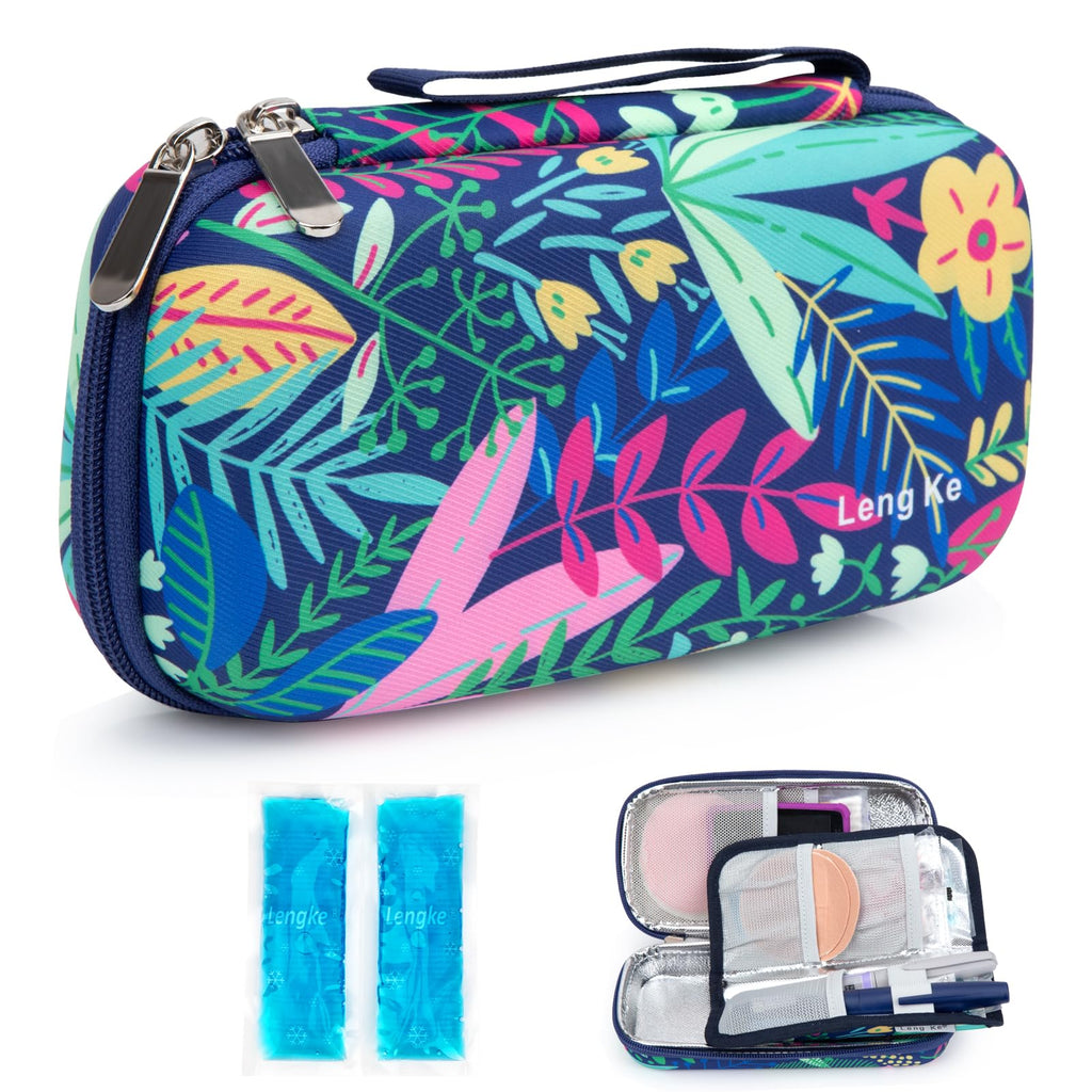 YOUSHARES Insulin Cooler Travel Case - Diabetic Insulated Organizer Portable Cooling Bag for Medication Cooling Insulation, Insu
