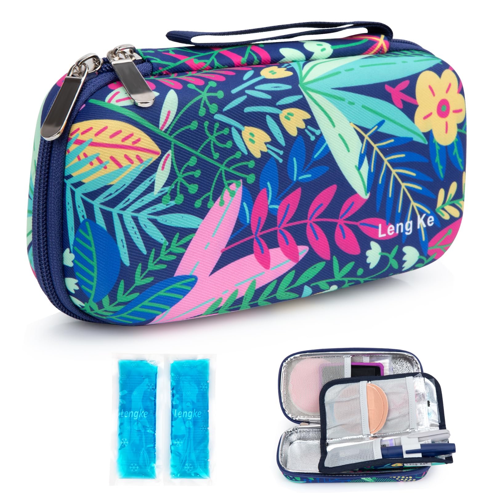 YOUSHARES Insulin Cooler Travel Case - Diabetic Insulated Organizer Portable Cooling Bag for Medication Cooling Insulation, Insu