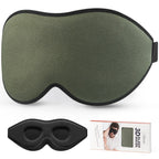 LitBear Sleep Mask for Men Side Sleeper, Sleeping Mask for Women Light Blocking, 3D Contoured Cup Eye Mask Sleeping, Soft Lightw