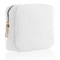 Xinjoduz 1 PCS Menstrual Bags for Teen Girls, Mini Corduroy Travel Period Bag for Sanitary Napkin Storage Portable Makeup Pouch 