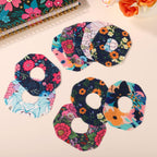 25pcs Adhesive Over Patches for Dexcom G7, Spring Flower Style Waterproof Breathable Sweatproof Sensor Cover, Floral CGM Overpat