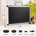 Primachen Hot Stones Massage Warmer Kit, 21 Pcs Hot Stones Massage Set, Hot Rocks Basalt Massage Stones for Home Spa Warming The