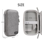 Diabetes Travel Case EVA Hard Shell Diabetic Supplies Bag Organizer for Blood Sugar Testing Kit, Glucose Monitor Kit with Meter,