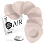 Not Just A Patch Air Freestyle Libre 2 Covers (3 Pack) - Thin, Strong and Light, Ultra-Long 14 Day Adhesion - Durable Lingo CGM 