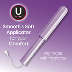 U by Kotex Security Tampons, Super Plus Absorbency, Unscented, 32 Count (Packaging May Vary)