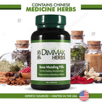 Certified Organic Bone Mending Pills by Dimmak Herbs, Bone Fracture Healing Supplement, Bone Strengthening Pills, Chinese Medici