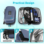 Gelozid Insulin Cooler Travel Case with Temperature Display 24h, TSA Approved Diabetes Travel Case with 2x160g Ice Packs for Dai