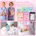 Dansib 24 Pack Nurse Appreciation Gifts Thank You Hydrating Hand Sanitizer Spray Travel Size Mini Hand Sanitizer Pocket Spray Bu