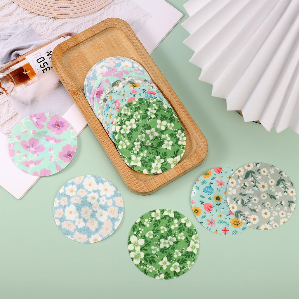 25pcs Adhesive Patches for Libre 2 or 3, CGM Overpatches, Sensor Covers Flower Print, Medical Breathable & Waterproof Glucose Su