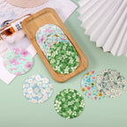 25pcs Adhesive Patches for Libre 2 or 3, CGM Overpatches, Sensor Covers Flower Print, Medical Breathable & Waterproof Glucose Su