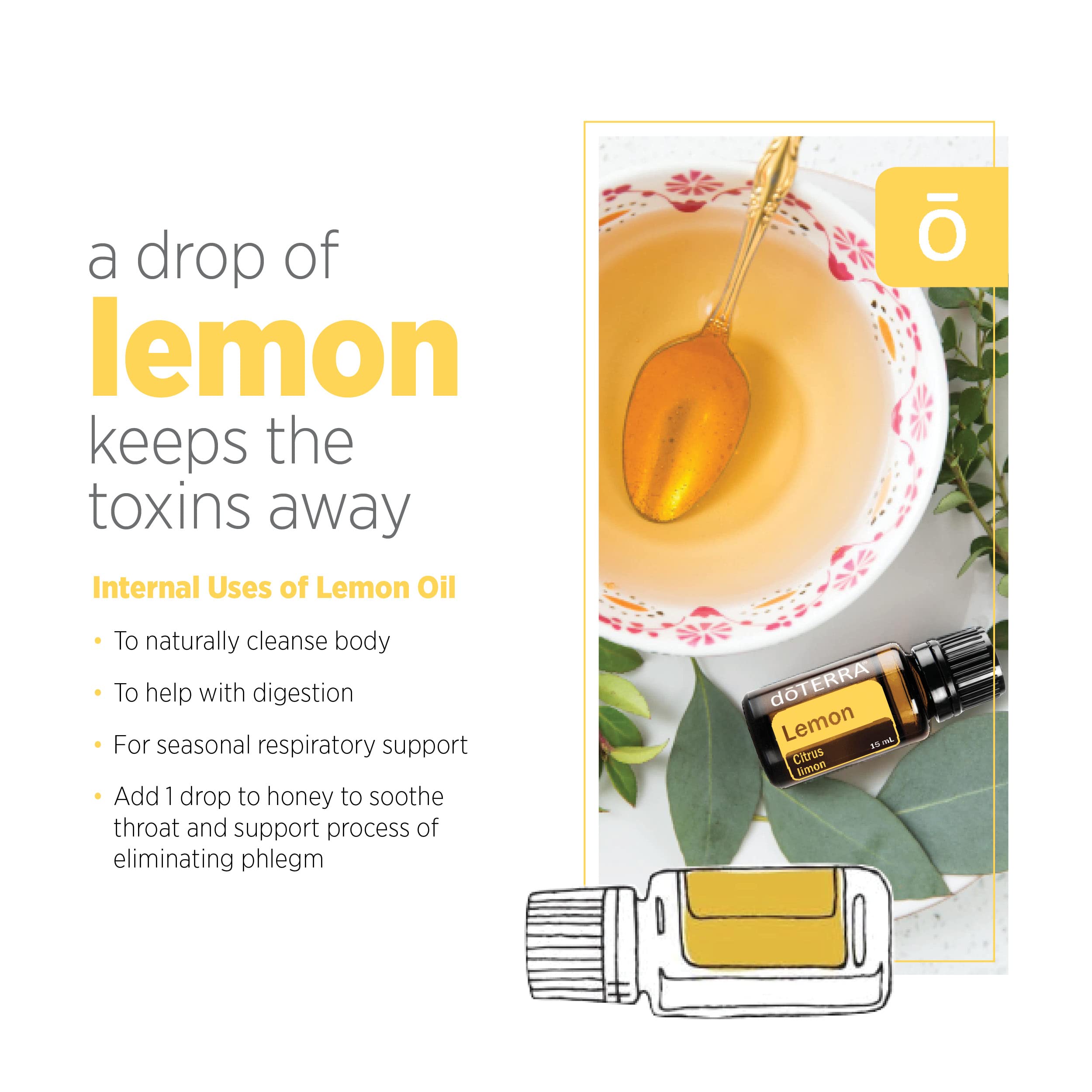 DoTerra - Lemon Essential Oil - 15 mL
