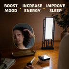 Circadian Optics Lattis Light Therapy Lamp | As Seen On Shark Tank | 10,000 Lux Full Spectrum UV-Free Light | Boost Mood, Improv