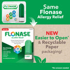 Flonase Allergy Relief Nasal Spray, 24-Hour Non-Drowsy Multi-Symptom Relief - 144 Sprays, Bonus Pack of Tissues
