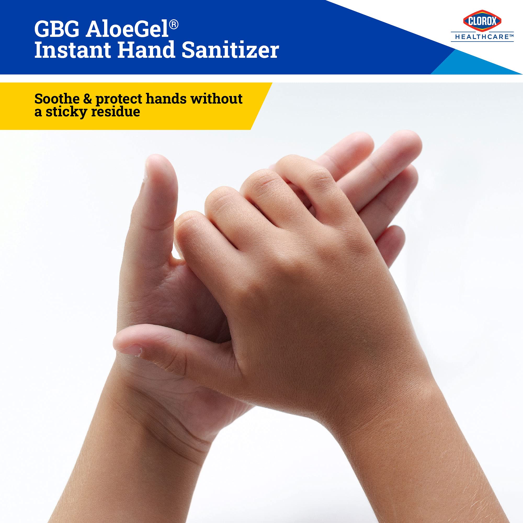 Clorox Healthcare GBG AloeGel Hand Sanitizer Gel 4oz (118ml) | Clorox Hand Sanitizer Gel Mini | Bleach Free Instant Travel Size