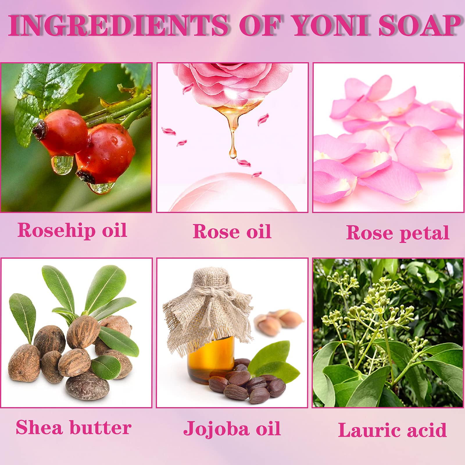 Yoni Soap Bars PCS Of 2, Ph Balance for Women Yoni Wash Vaginial Deodorants, Organic , Handmade Vagina Soap Natural Feminine Was