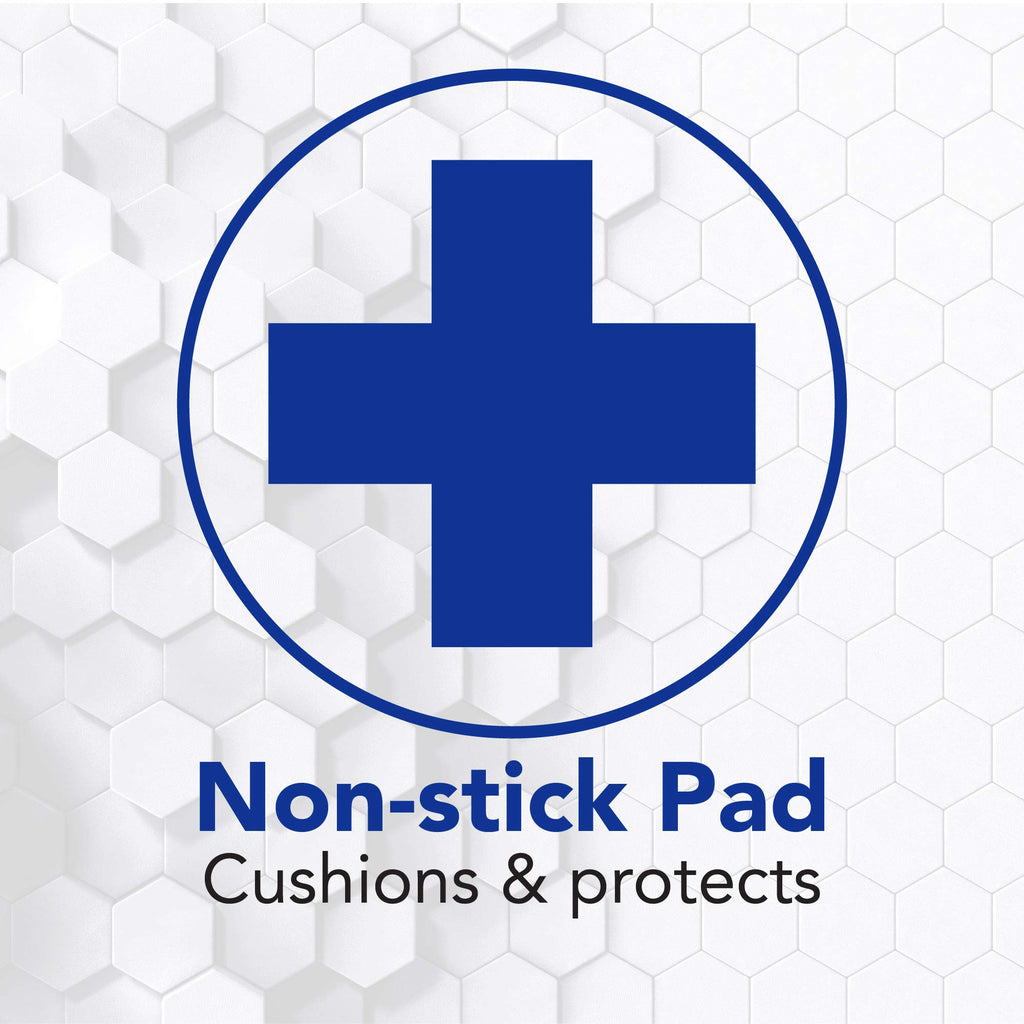 All Health Flexible Fabric Adhesive Bandages, XL 2 in x 4 in, 10 ct | Extra Large Flexible Protection for First Aid and Wound Ca