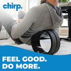 Chirp Ultimate Back + Neck Bundle, 4-Pack Wheel Roller Set with Carrying Case & Posture Corrector, Includes Focus, Deep Tissue,