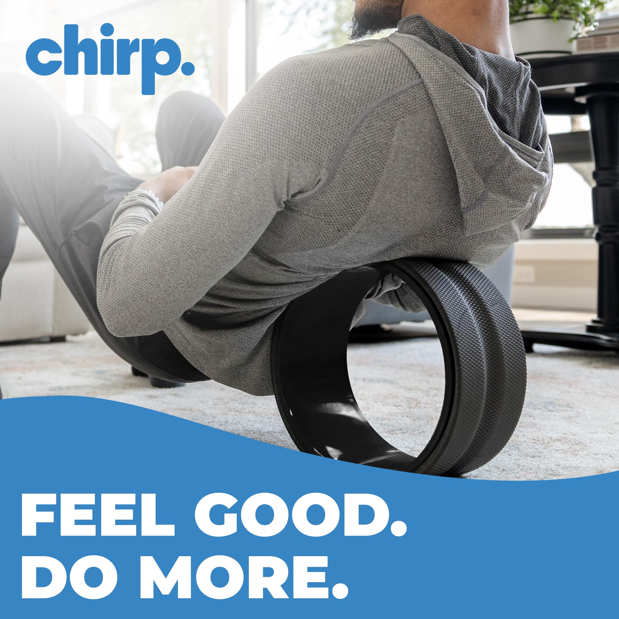 Chirp Ultimate Back + Neck Bundle, 4-Pack Wheel Roller Set with Carrying Case & Posture Corrector, Includes Focus, Deep Tissue,