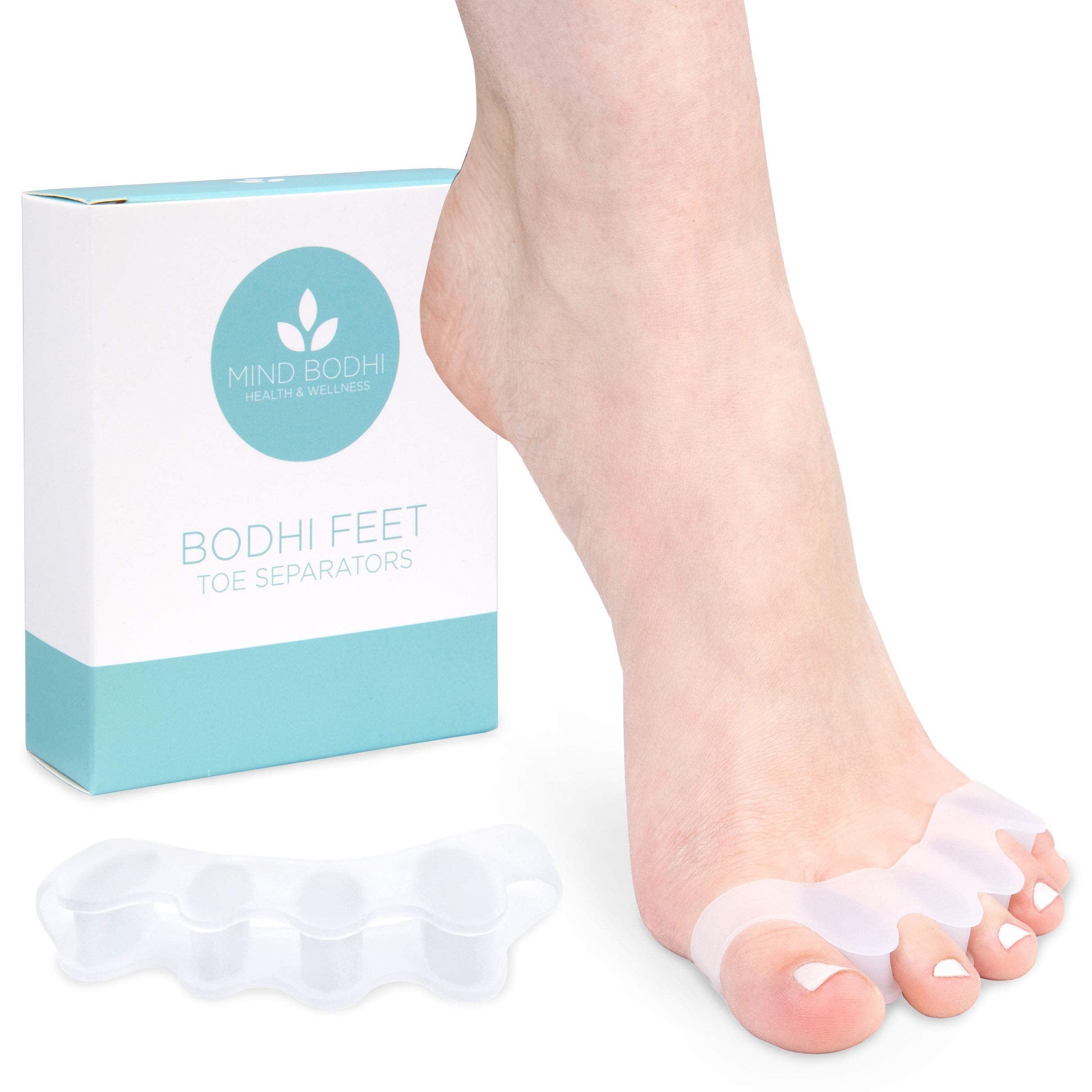 Mind Bodhi Toe Separators - Correcting Bunions and Restoring Toes to Their Original Shape - For Men and Women - Toe Spacers Buni