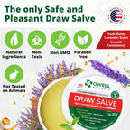 OWELL NATURALS Drawing Salve Ointment 1oz, ingrown Hair, Boil, Splinter Remover, Bug Spider Bites, bee Sting, Mosquito bite Itch