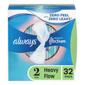 Always Infinity Feminine Pads for Women, Size 2 Heavy, with Wings, unscented, 32ct
