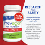 Prevagen Extra Strength , 60 Capsules For Your Brain, 2 Month Supply, 20mg Apoaequorin, 50mcg Vitamin D3