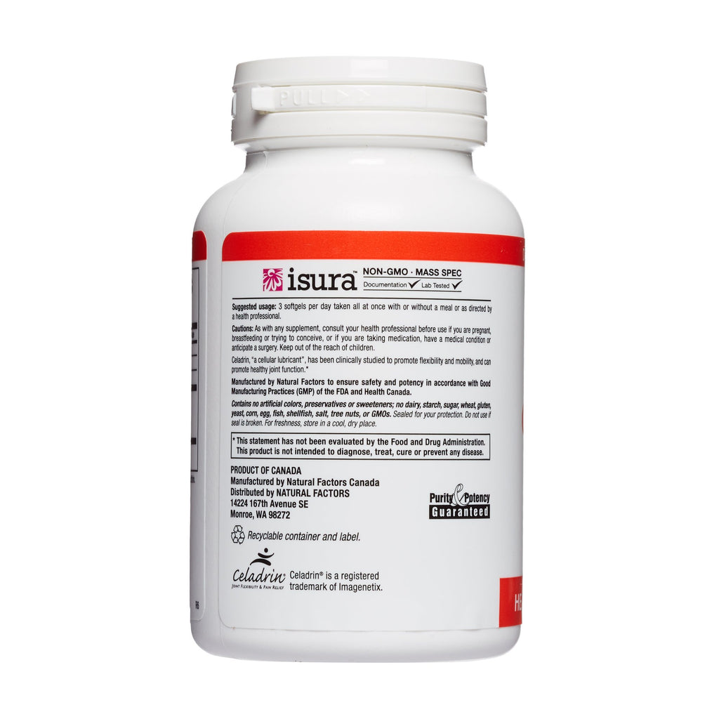 Natural Factors, Celadrin Joint Health, Promotes Flexibility, Mobility and Joint Function, 90 Softgels