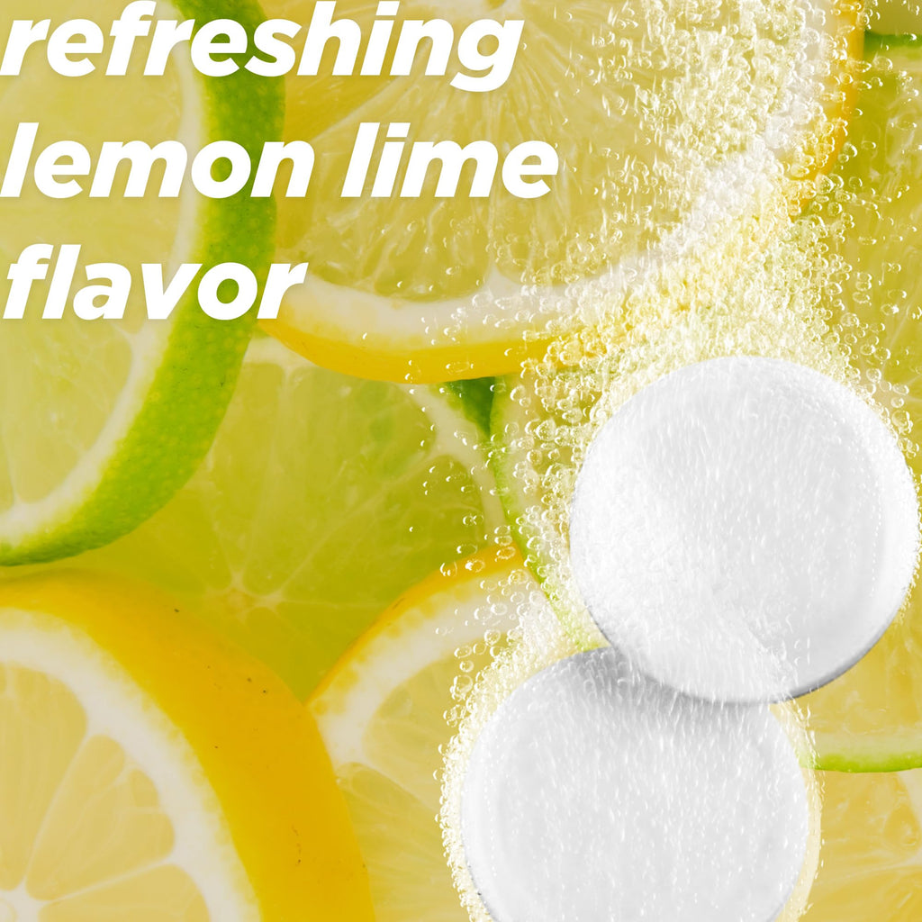 Alka-Seltzer Heartburn Relief Lemon Lime Flavor Effervescent Tablets, 4-in-1 Relief from Heartburn, Sour Stomach, Acid Indigesti