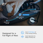 CF-1 Cold Therapy Machine for Knee Surgery Recovery, Quiet Ice Therapy System for Home Bedside Overnight Use with Programmable T