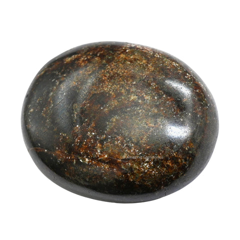 Garnet Crystals and Healing Stones - Large Palm Stone Crystals Piedra - Crystal for Good Luck, Balanced Positive Energy, Meditat