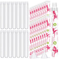 Copkim 38 Pcs Tampon Flask Set Included Tube Flasks Containers for Women Tampon Reusable Wrappers Funnels for Cruise Event(Sport