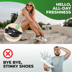 Aromasong Natural Shoe Deodorizer and Foot Spray - 24-Hour Freshness Foot Odor Eliminator for Feet - Extra Strength Fresher for