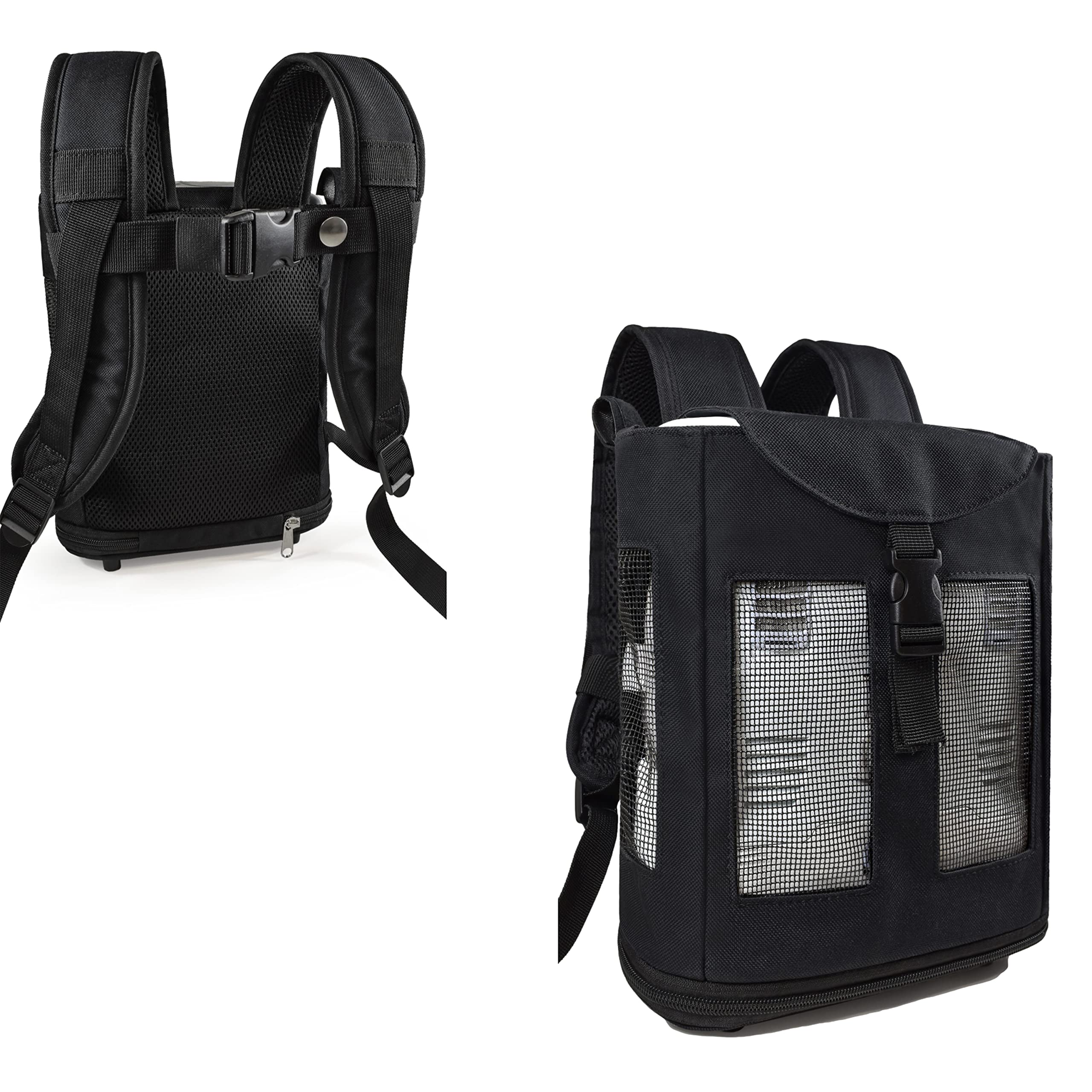 O2TOTES Ultra Lightweight Backpack Fit For Inogen One G3 & OxyGo (Patented Design) (black) Lightweight at under 14 ounces, Backp