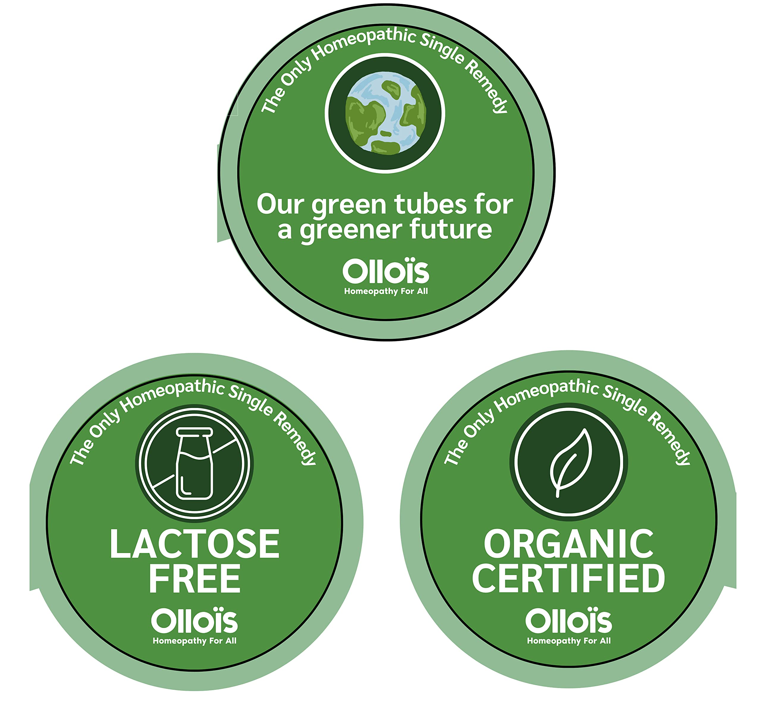 OLLOIS Vegan Arnica Montana 200CK Organic Lactose-Free Homeopathic Medicine, 80 Pellets