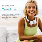 Vitanica Yeast Arrest, Homeopathic Vaginal Suppositories, for Yeast Infection Symptoms, Relieves Burning, Itching & Discharge, w