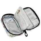 Custom Pill Box 7 Day Pill Case Bag Watercolor Flower Personalized Name Travel Pill Organizer Bag with Zipper Portable Weekly Ca