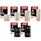ACE Elastic Bandage With Clips Customized Compression 2 Inches 1 Each