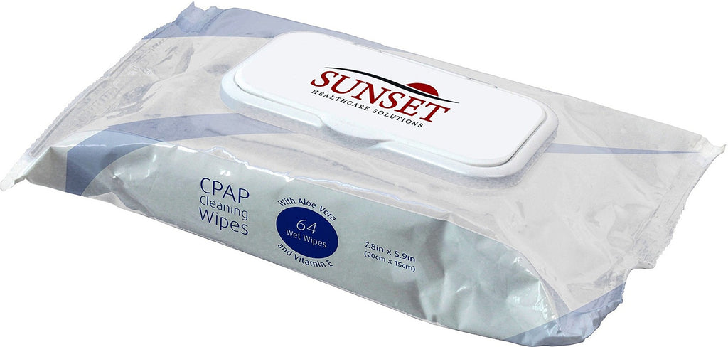 Sunset Healthcare CPAP Mask Cleaning Wipes in Soft Pack