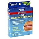 Quantum Health Lip Clear Invisible Cold Sore Patches for Lips Help Soothe Shield & Hide Cold Sores - Helps Prevent Contamination