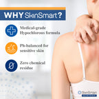 SkinSmart Eczema Therapy, Hypochlorous Antimicrobial Safely Removes Bacteria, so Your Skin Can Heal, Travel Size 2 Ounce Spray (