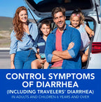 berkley jensen Anti-Diarrheal Medicine - Loperamide Hydrochloride 2 mg Diarrhea Relief Caplets - Control Symptoms of Diarrhea In