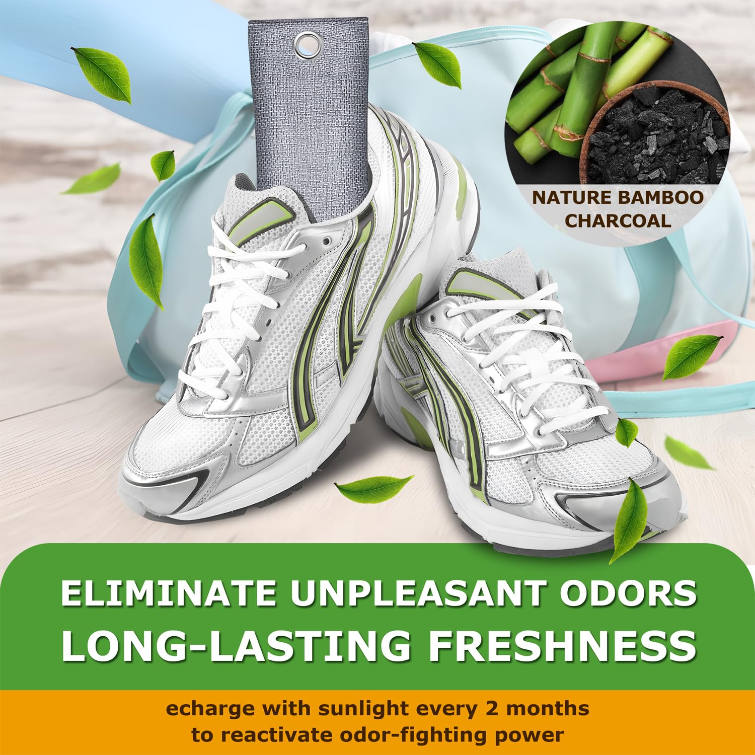 Mayunuo Shoe Deodorizer Odor Eliminator 6 Pack. Defeat Stinky Sneaker Spray Balls. Air Freshener Shoe Smell Remover for Soccer C