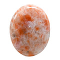 Sunstone Crystals and Healing Stones - Large Palm Stone Crystals Piedra - Crystal for Good Luck, Balanced Positive Energy, Medit
