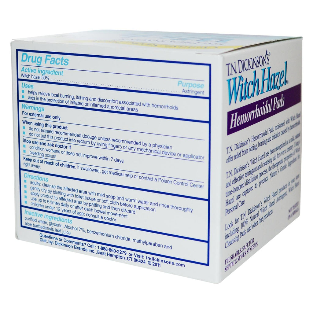 Dickinsons Brands Hemorrhoidal Pads - 100 Pads